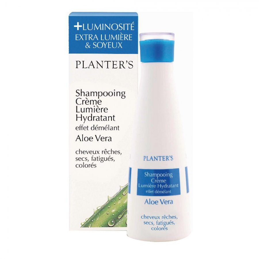 Planter's - Shampoo Aloe Luce Idratante 200ml, per Capelli Lucenti e Idratati