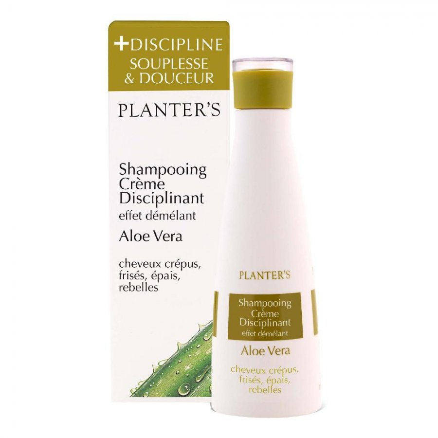 Planter's - Shampoo Disciplinante Aloe Vera 200ml, Capelli Lisci e Morbidi