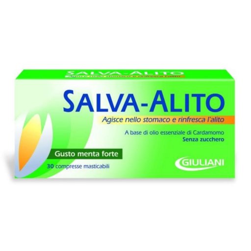 Salva Alito Gusto Menta Forte 30 Compresse Masticabili