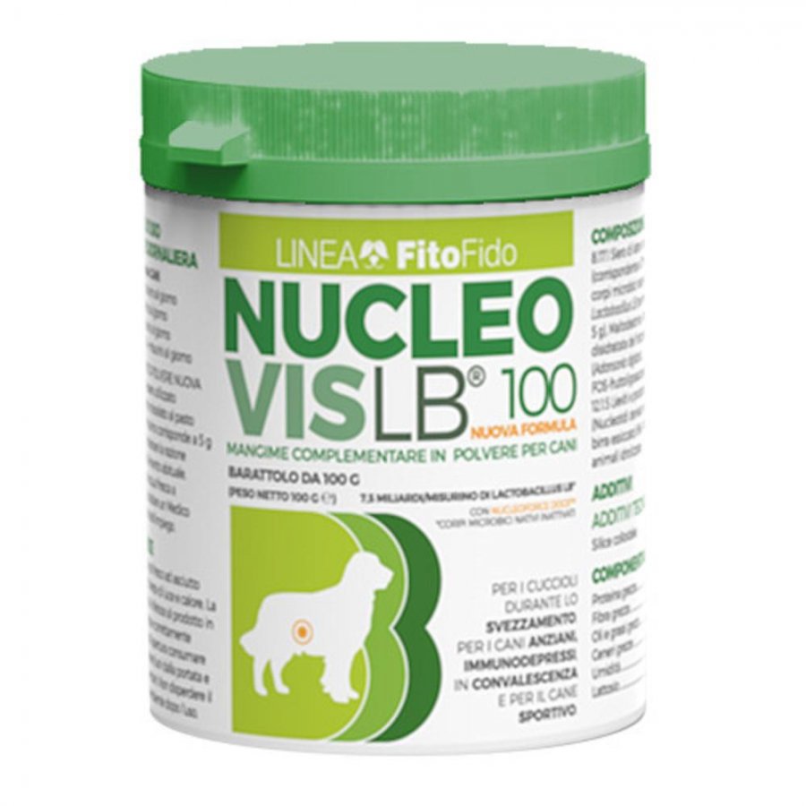 Nucleovis LB 100 Mangime Complementare in Polvere per Cani 100g - Integratore Nutrizionale per la Salute Articolare