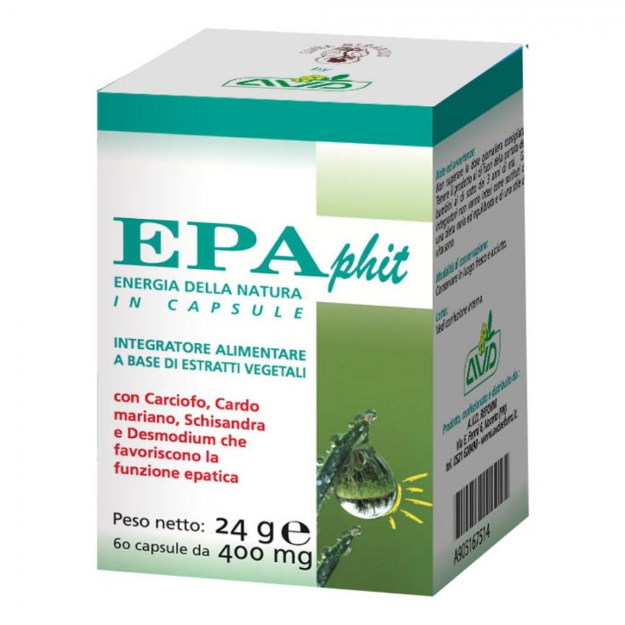 Epaphit 60 Capsule - Integratore Alimentare per Depurazione Epatica