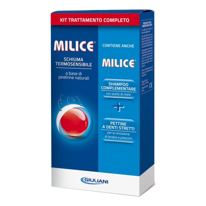 Milice Multipack Schiuma 150 ml + Shampoo 80 ml + 1 pettine a denti stretti