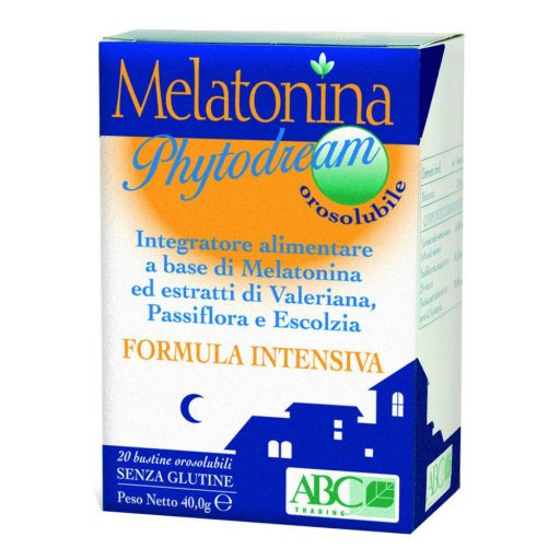 Melatonina Phytodream 20 Bustine Orosolubili - Integratore Alimentare per il Ciclo Sonno-Veglia
