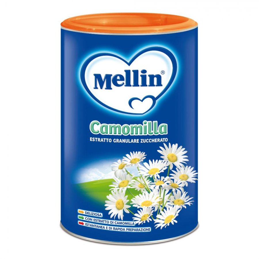 Mellin Camomilla Granulare Zuccherato 350g - Bevanda Istantanea alla Camomilla