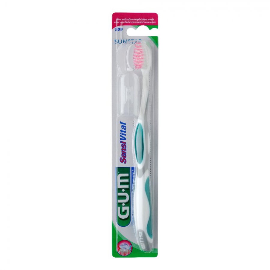 Gum Sensivital Spazzolino Ultra Morbido 509 - Igiene Orale per Denti Sensibili e Delicati