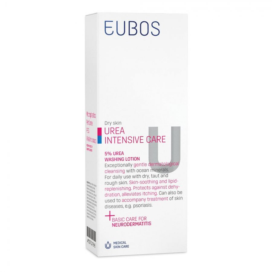 Eubos Urea 5% Detergente Liquido per Pelli Secche 200ml - Idratazione e Pulizia Delicata