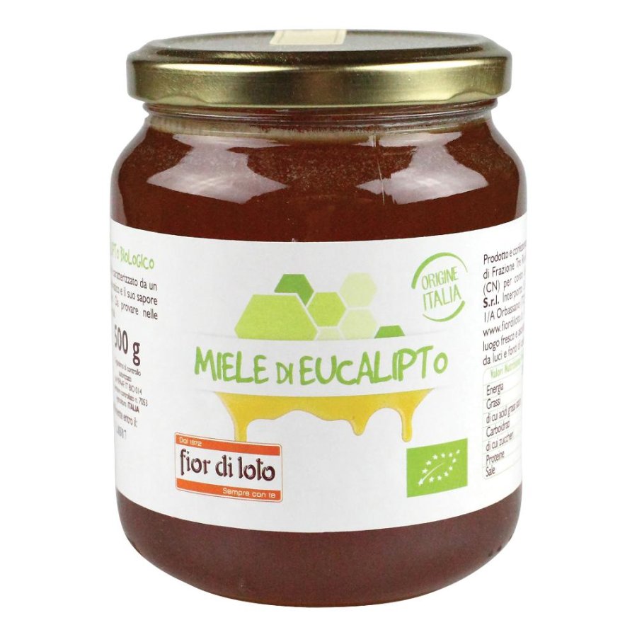 FIOR DI LOTO Miele Eucalipto Bio 500g FIOR DI LOTO Miele Eucalipto Bio 500g