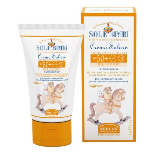 Helan Sole Bimbi Crema Solare Corpo SPF50+ 50ml - Protezione Solare Sicura per i Più Piccoli