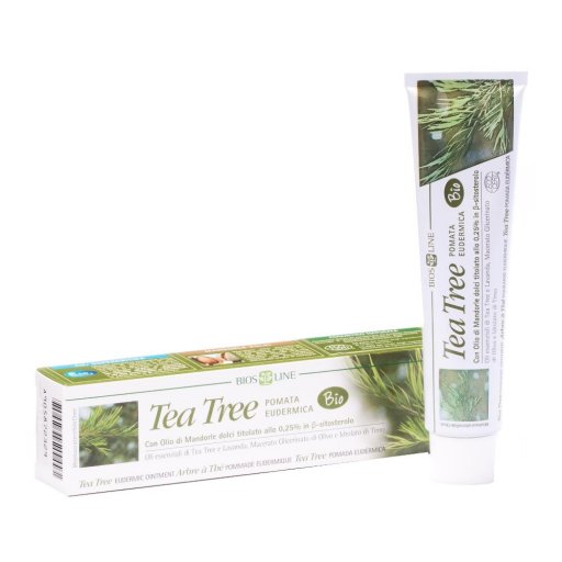 Tea Tree Pomata Bio 50ml - Pomata Eudermica Lenitiva - Biosline Tea Tree Pomata Bio
