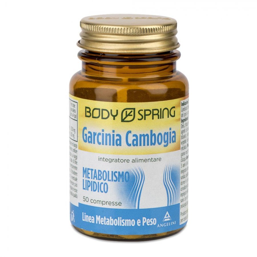 Angelini Garcinia Cambogia Integratore - Metabolismo Lipidi e Controllo del Peso - 50 Compresse