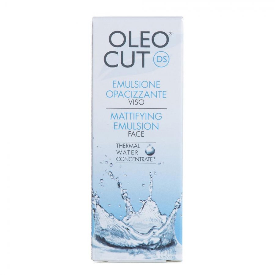 Oleocut - DS Emulsione Opacizzante 50ml - Trattamento Idratante per Pelle Grassa e Impura