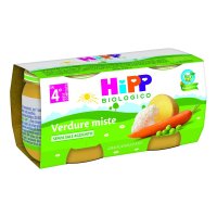 HiPP Bio, Omogeneizzato Verdure Miste, 2 x 80 g HiPP Bio, Omogeneizzato Verdure Miste, 2 x 80 g