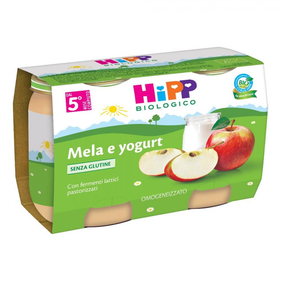 HIPP BIO Omog.Yogurt Mela 2x125g