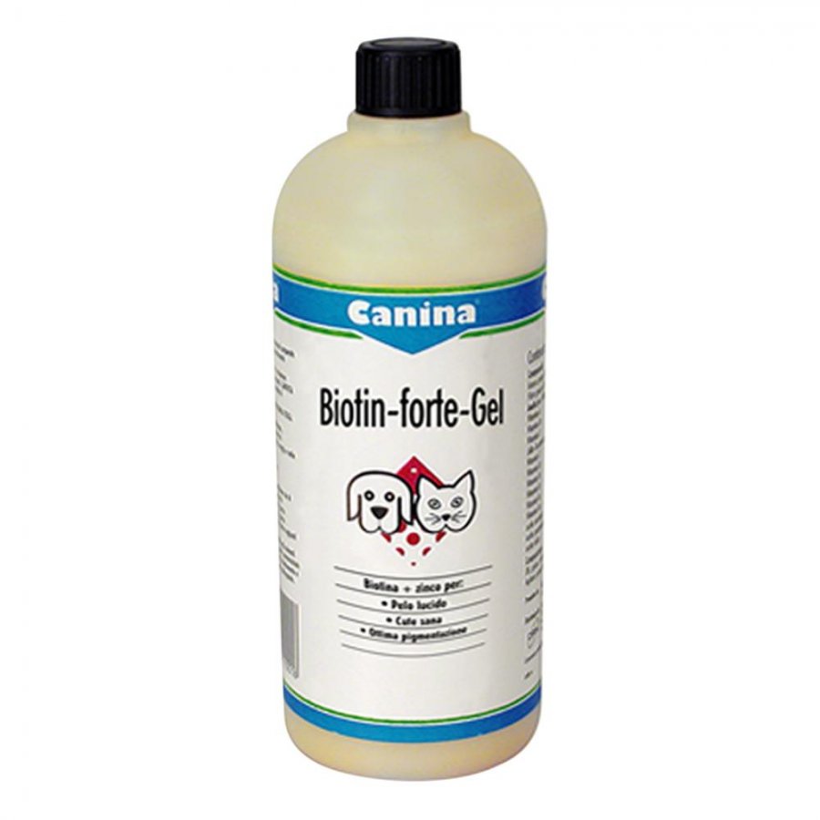 Biotin Forte Gel 100ml - Rinforzo del Pelo e Cura della Dermatite per Cani