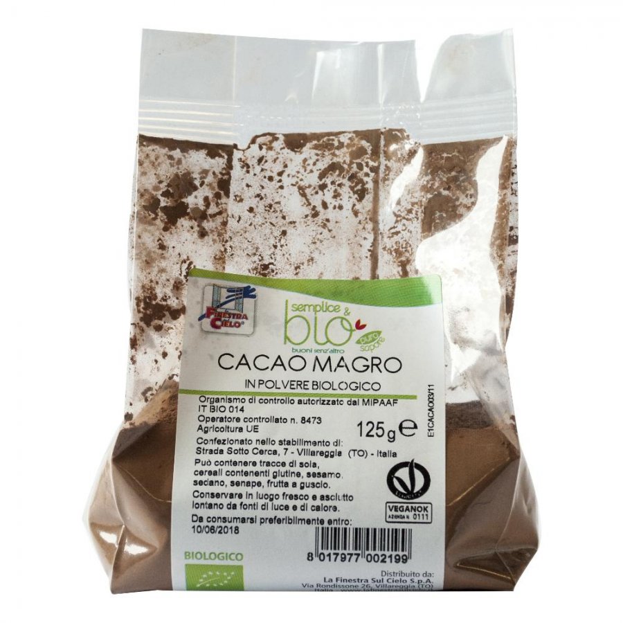 FINESTRA SUL CIELO Cacao Magro 125g
