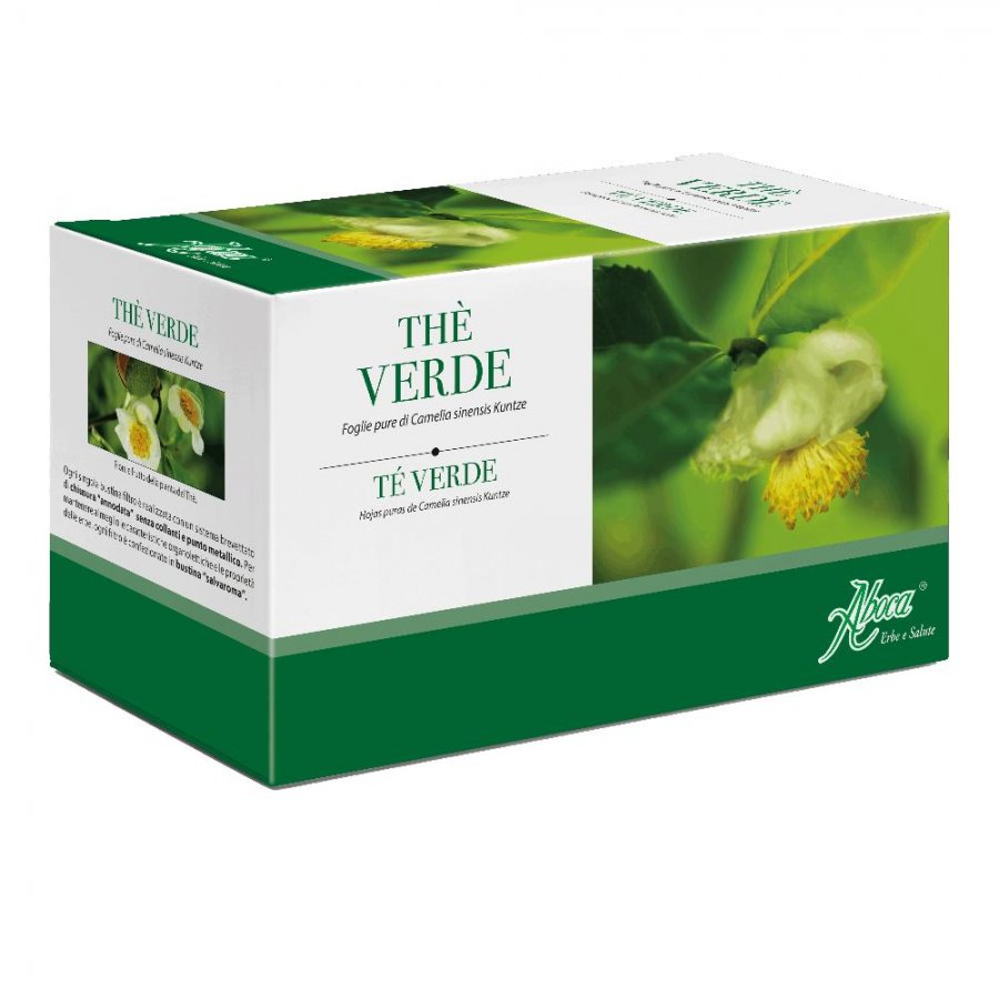 Aboca - Thè Verde Confezione da 20 Bustine da 2 g - Tisana Depurativa e Antiossidante