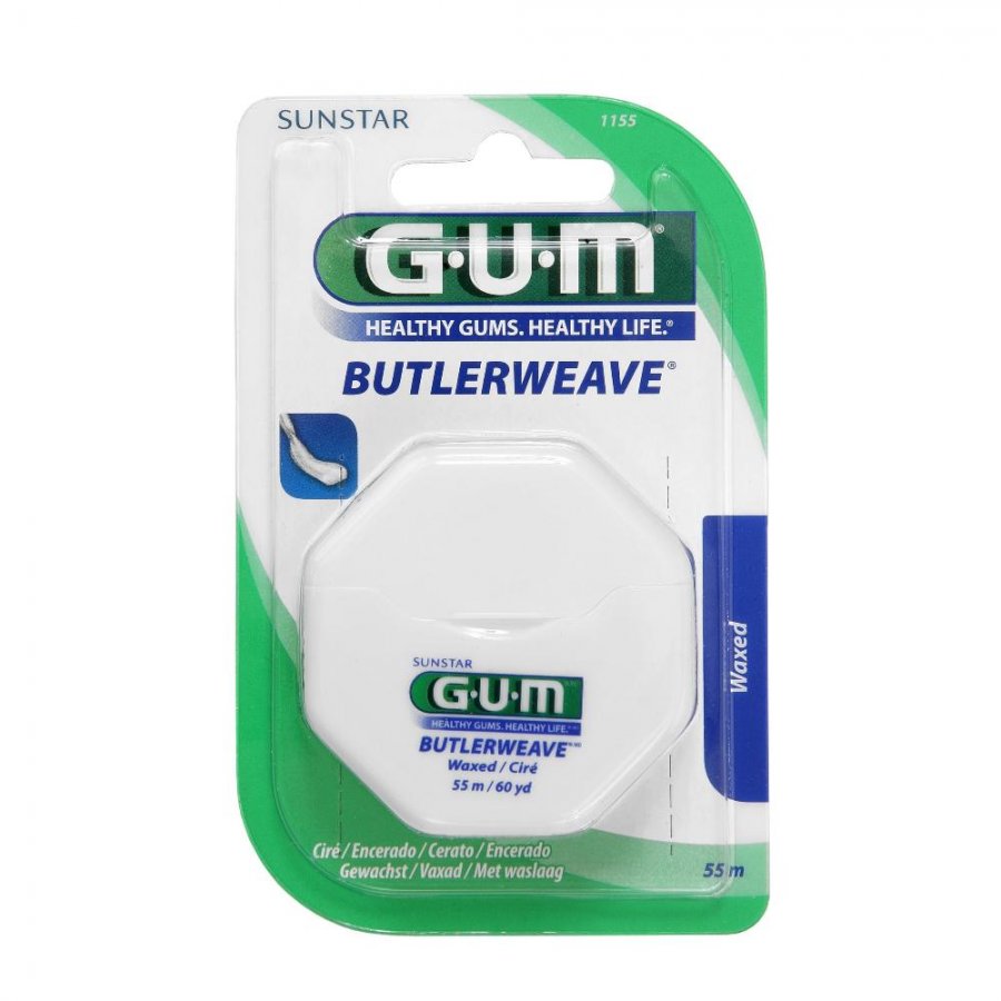 Gum Butlerweave Filo Cerato 54,8m - Pulizia Intensa e Delicata tra i Denti