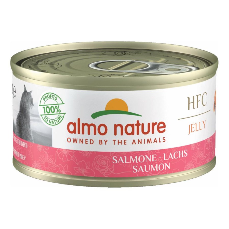 ALMO NATURE GATTO HFC JELLY SALMONE 70GR (lattina)