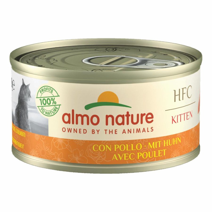 ALMO NATURE GATTO HFC KITTEN POLLO 70GR (lattina)