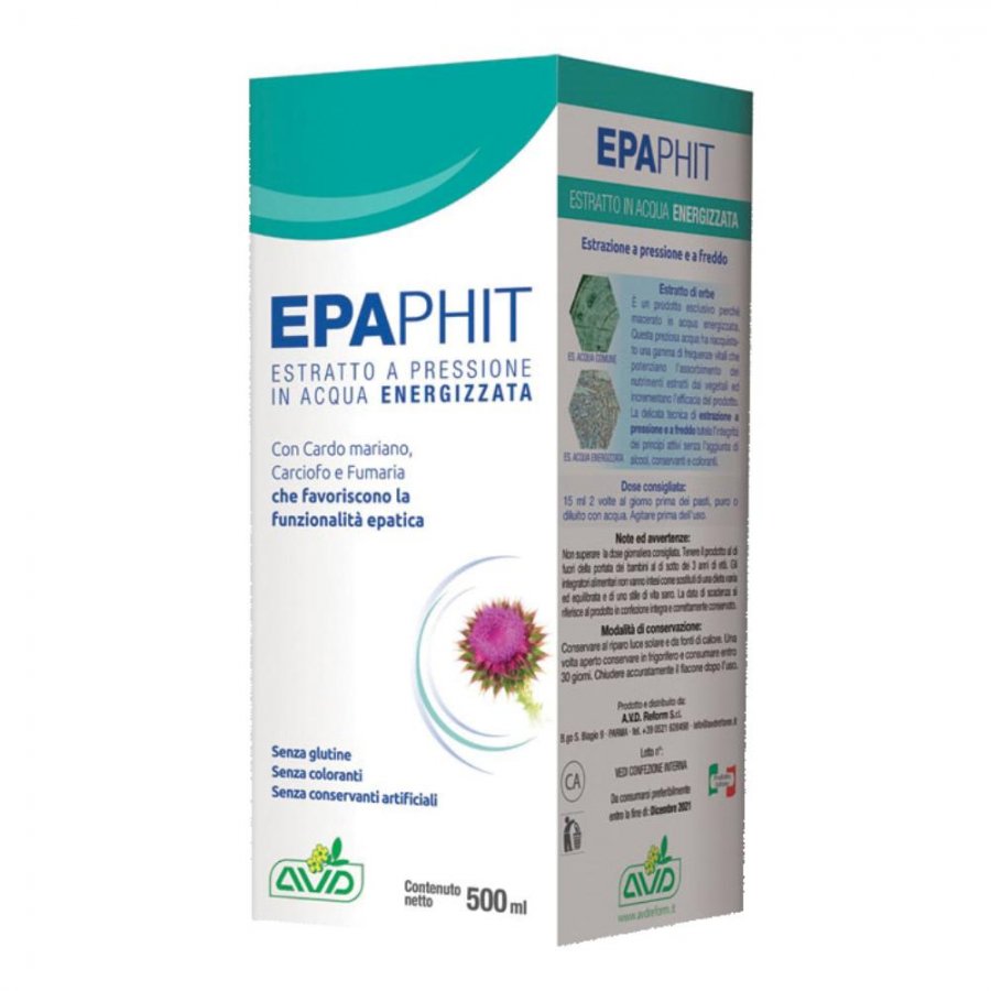 Avd Reform - Epaphit Integratore Alimentare per Funzionalità Epatica 500 ml