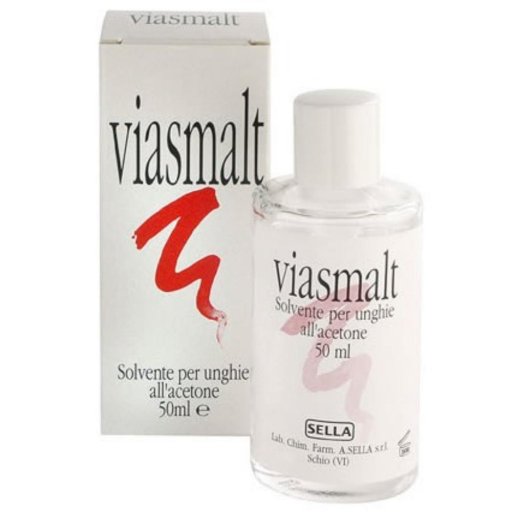 Viasmalt Acetone 50 ml - Solvente per unghie all'acetone