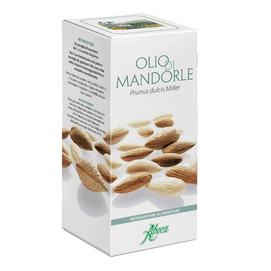 Aboca Naturaterapia Linea Pelle e Intestino - Olio di Mandorle Dolci, 250 ml