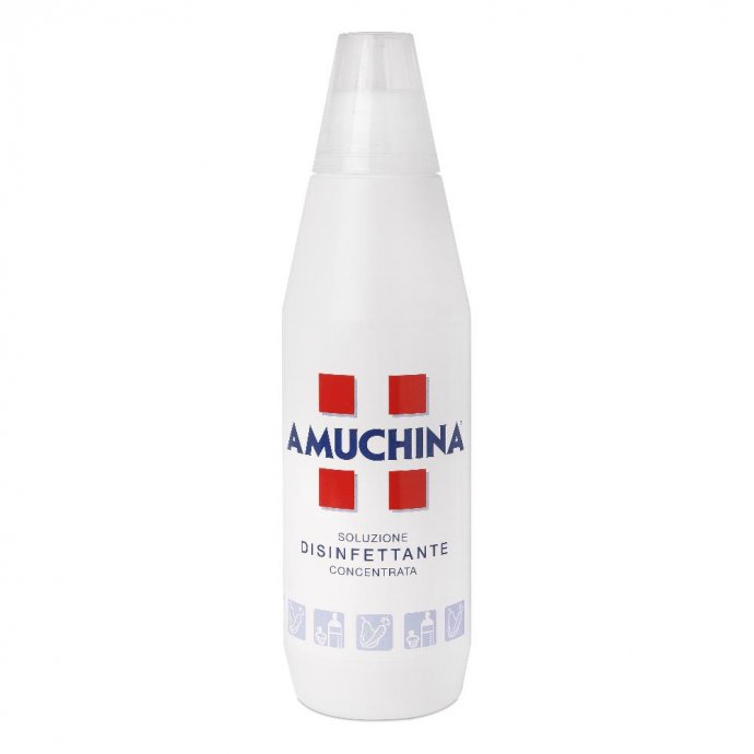 Amuchina 100% 1000ml Soluzione Disinfettante Pura per Cute Integra - Usi Vari: Mani, Frutta, Verdura, Neonato