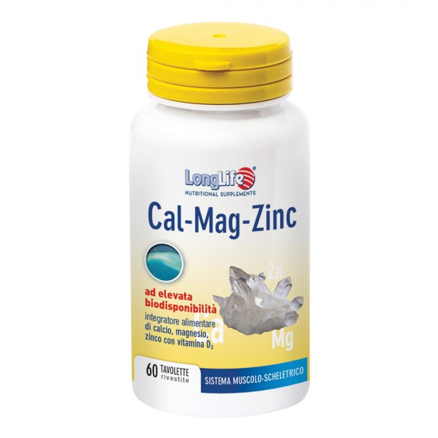 LongLife Cal-Mag-Zinc 60 Tavolette