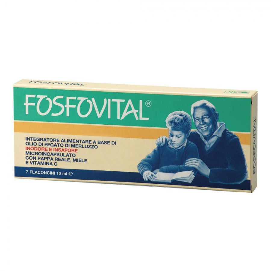 Fosfovital - Olio Fegato Merluzzo 7 flaconcini da 10ml