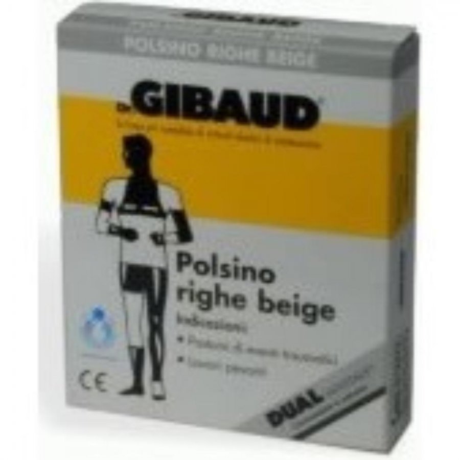 Dr. GIBAUD POLSINO A RIGHE  BEIGE VELCR CM8 taglia 1