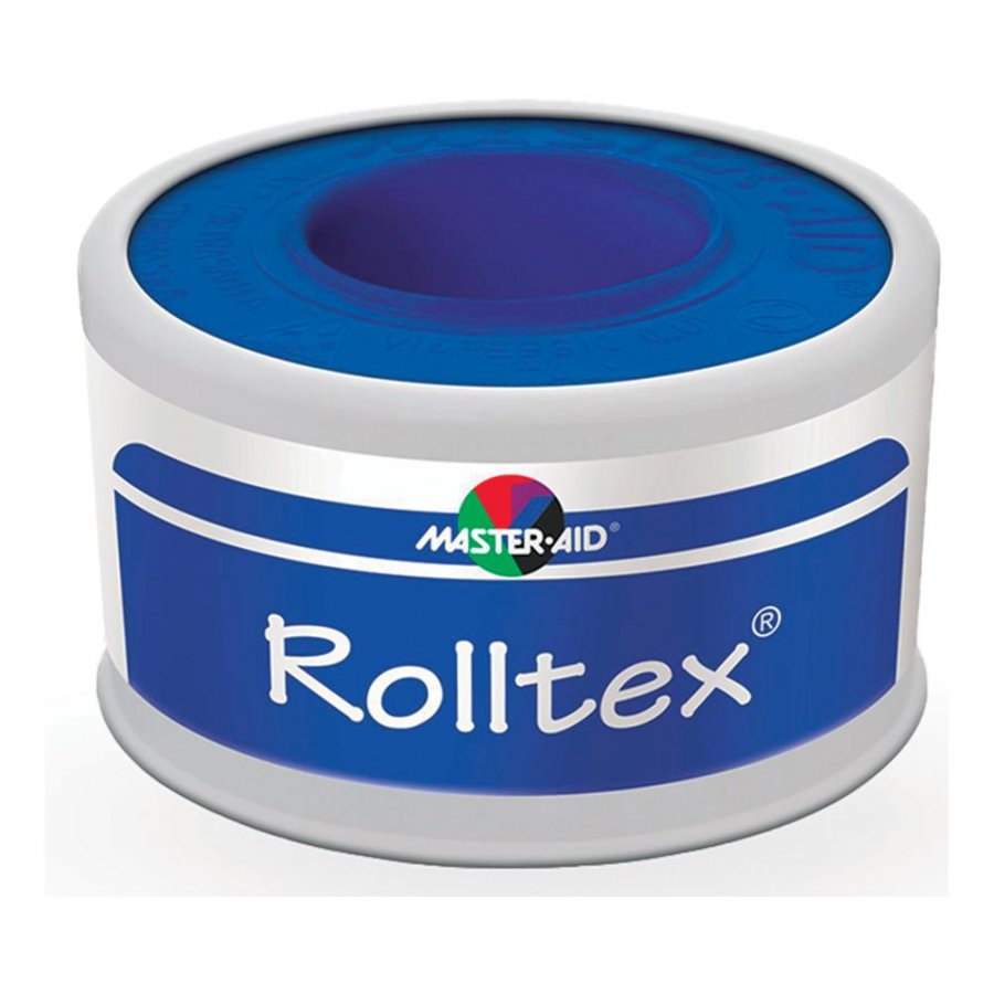 Master-Aid Rolltex Cerotto Aerato In Tela Bianca 1,25 cm x 5 m - Cerotto per Ferite Leggere
