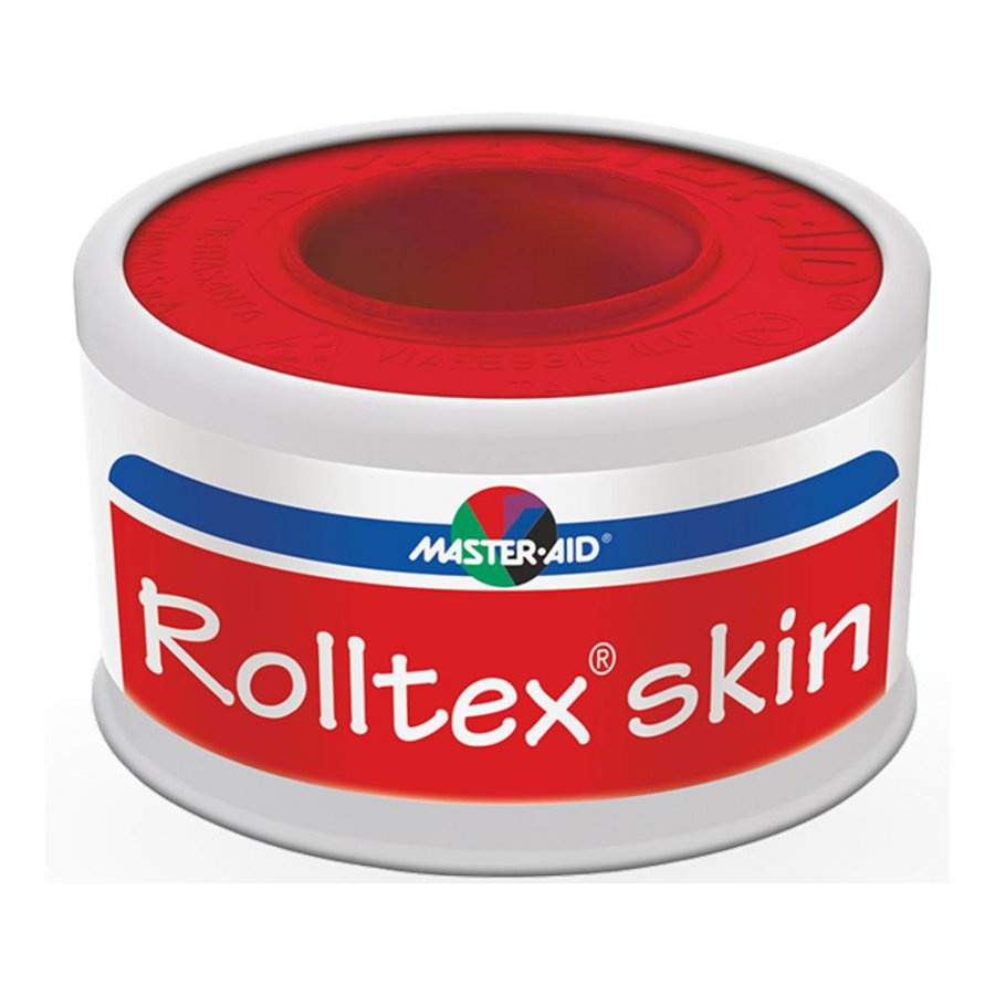 Master-Aid Rolltex Cerotto In Tela Di Rayon Viscosa Colore Bianco m 5 x 2,5 cm