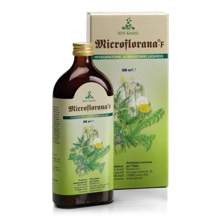 Named Linea Intestino Sano Microflorana-F Integratore Alimentare Sciroppo 500 ml