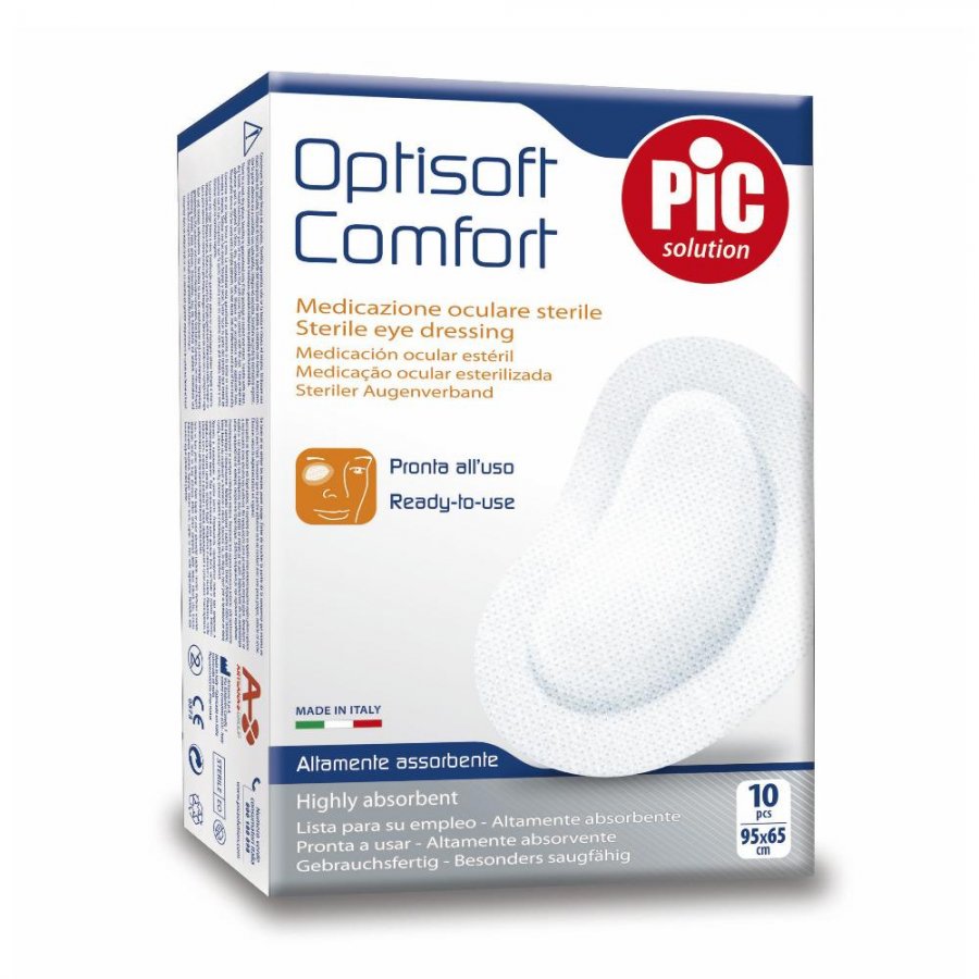 Pic Optisoft Comfort Tamponi Oculari Adesivi 10 Pezzi