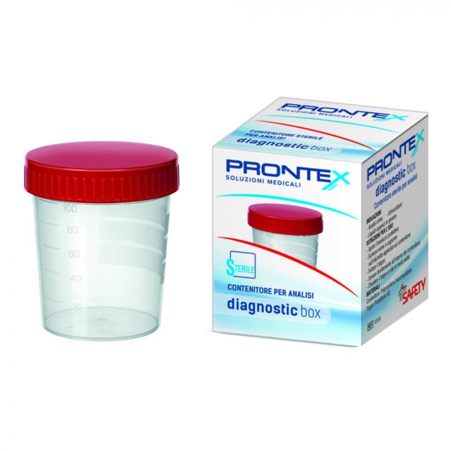 Safety Prontex Diagnostics Box Contenitore Sterile per Urine