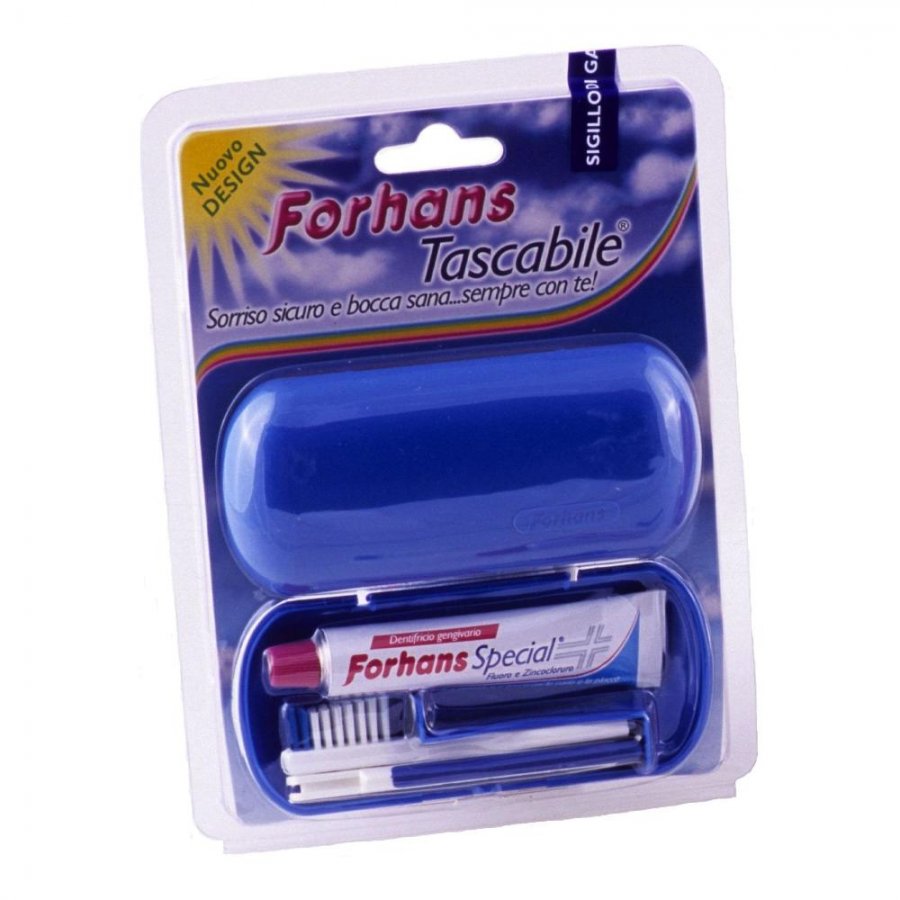 Forhans - Kit Tascabile Spazzolino + Dentifricio 12 ml