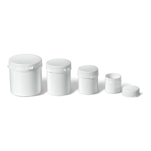 Safety Vasetto con Tappo a Pressione, 250ml, 1 Pezzo, Contenitore per Pomate e Preparazioni Galeniche