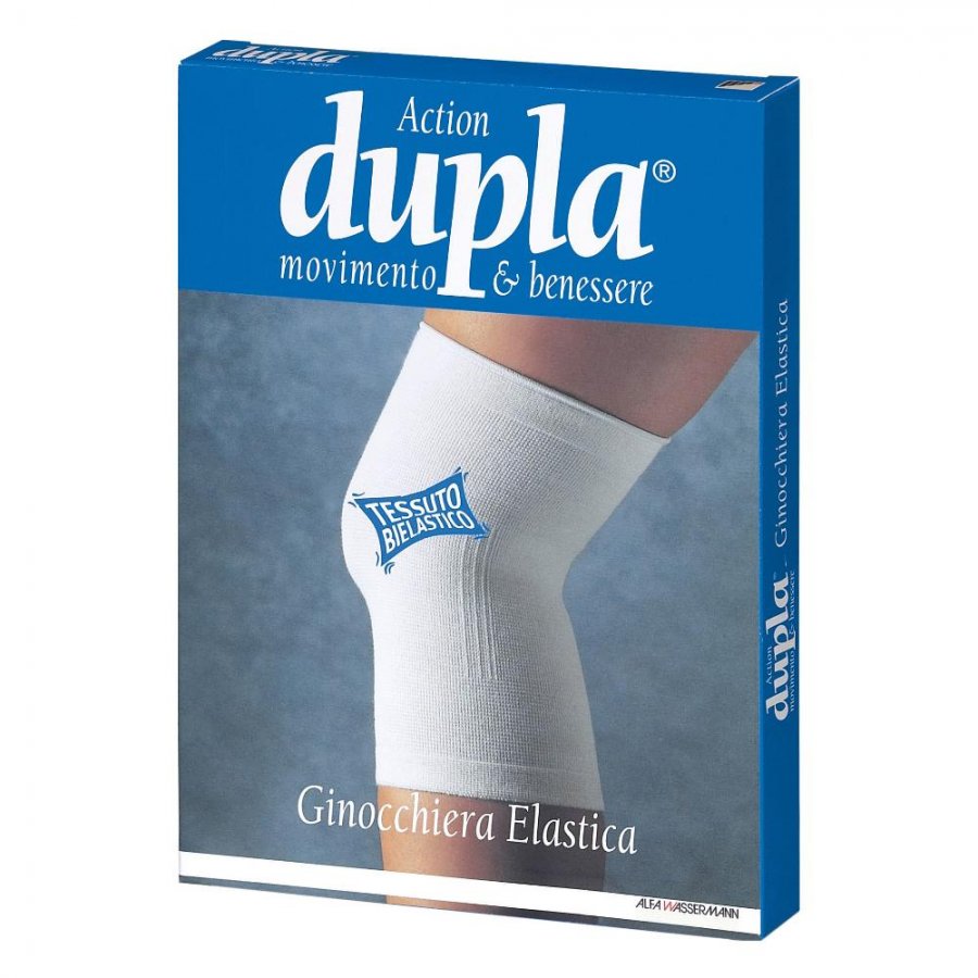 Convis Dupla - Ginocchiera Elastica Color Bianco Taglia M (1 Pezzo)