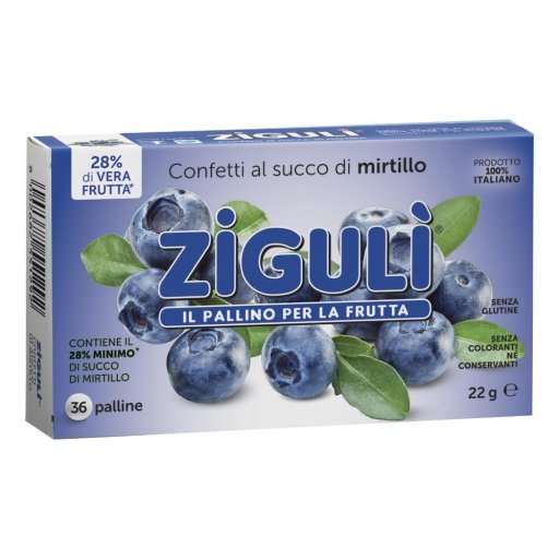 Ziguli Mirtillo 36palline 22g