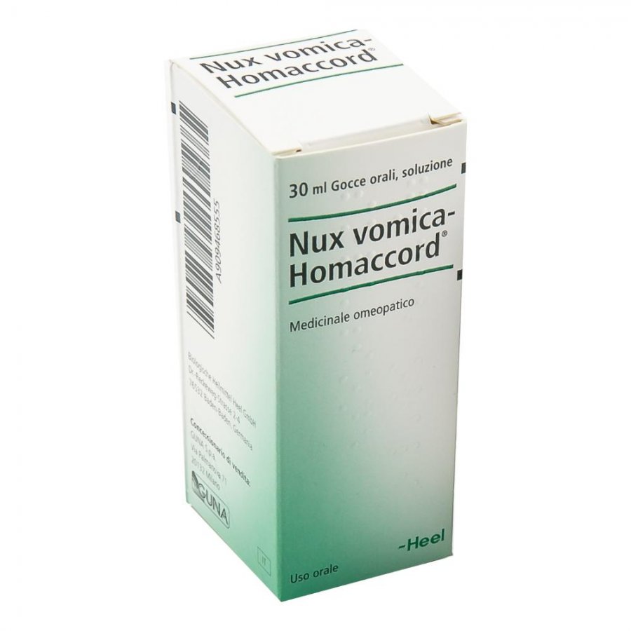 Nux Vomica-Homaccord Gocce 30ml - Medicinale Omeopatico per il Benessere Digestivo