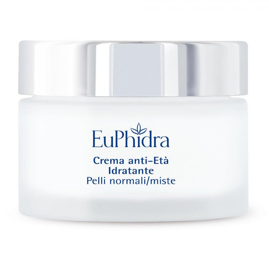 Euphidra Skin Progress System Crema Anti-Età Idratante per Pelli Normali e Miste 40ml