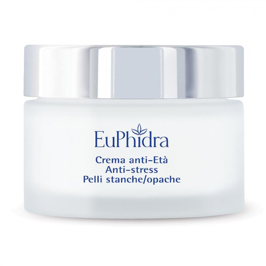 Euphidra Skin Progress System Crema Anti-Età Anti-Stress Pelle Stanca 40ml