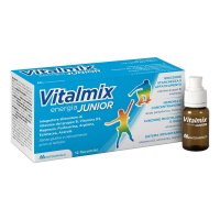 Vitalmix Junior 12 Flaconcini da 10ml - Integratore Alimentare con Vitamine del Gruppo B e Magnesio