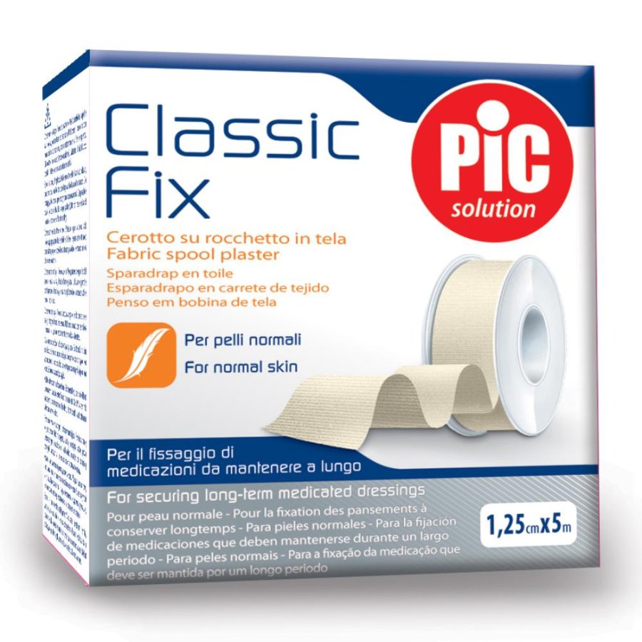 CEROTTO PIC SOFFIX ROCCHETTO TELA BIANCO 2,5CMx5MT 1PZ- PIKDARE