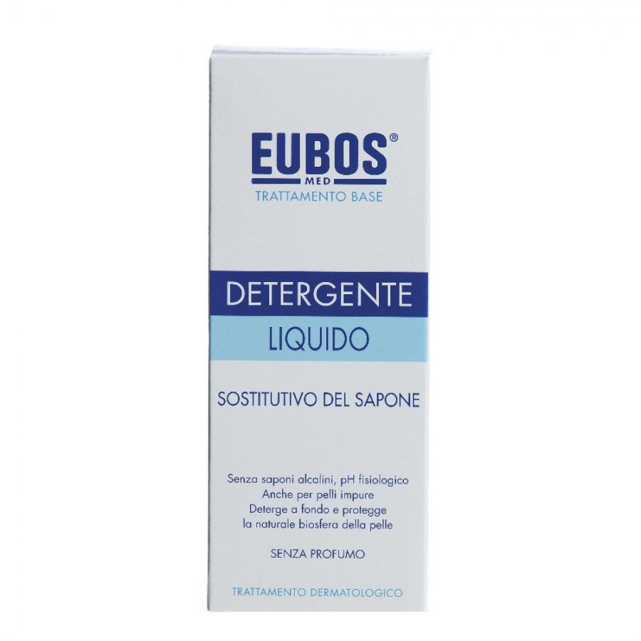 Eubos Detergente Liquido Sostitutivo Sapone Ricarica 400ml - Igiene Delicata e Sostenibile