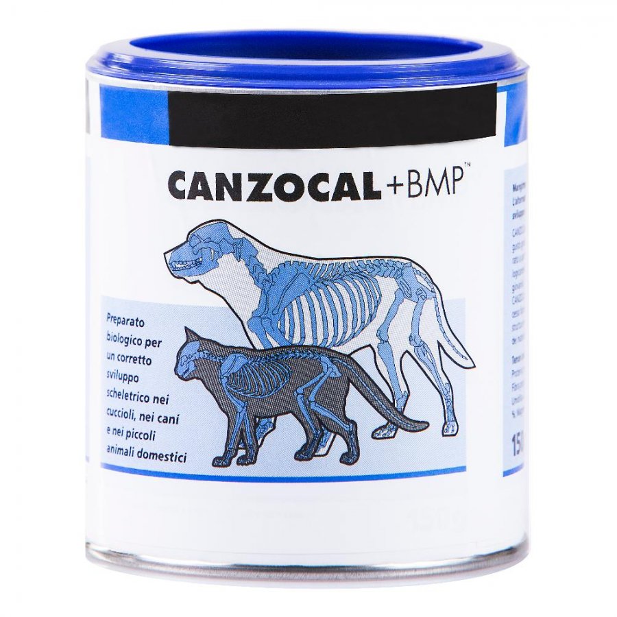 Canzocal+Bmp Medivet Sospensione Orale 150g - Preparato Biologico per lo Sviluppo Scheletrico nei Cuccioli e Piccoli Animali Domestici