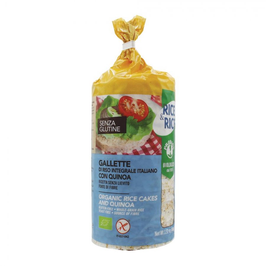 RICE & RICE Gallette Riso con Quinoa 100g