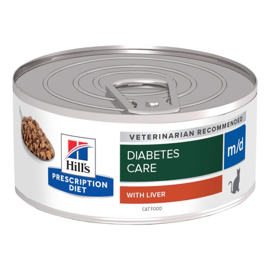 HILL'S GATTO DIET M/D DIABETES CARE FEGATO 156GR (lattina)