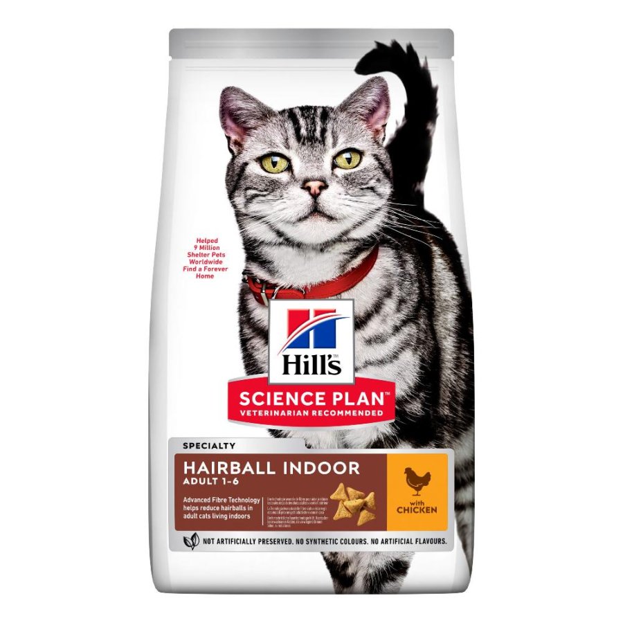 HILL'S GATTO SCIENCE SPECIALITY HAIRBALL INDOOR ADULT 300GR