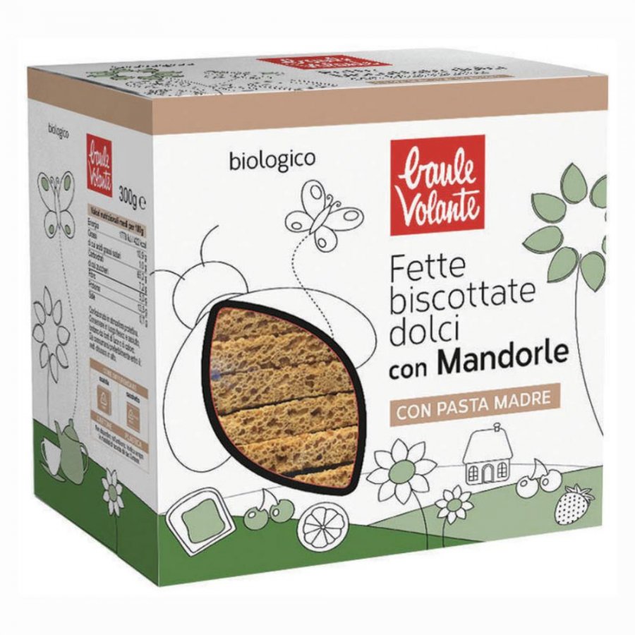Baule Volante - Fette Biscottate Dolci Con Mandorle 250g